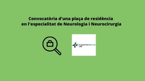 Oferta Neurologia i Neurocirurgia HCV